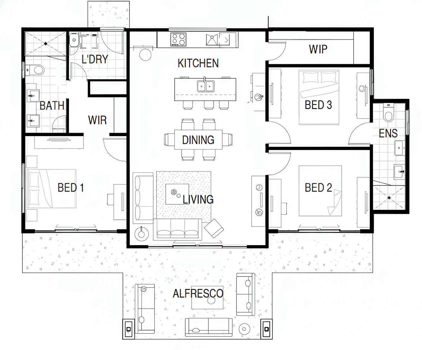 BANGALOW MATHOURA Drawing 1