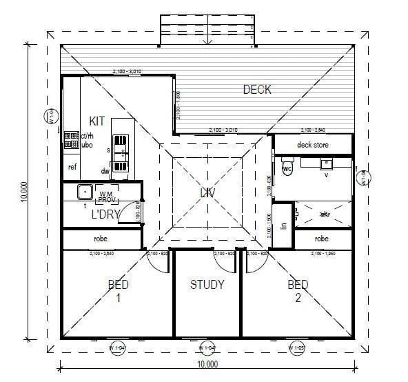 Beach Shack Kit Home - 3 Bed 1 Bath | Imagine Kit Homes
