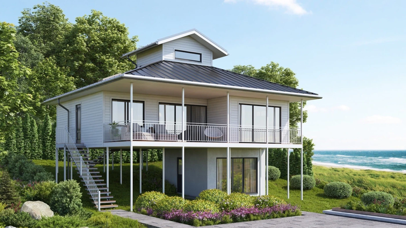 Beach Shack Elevation 2