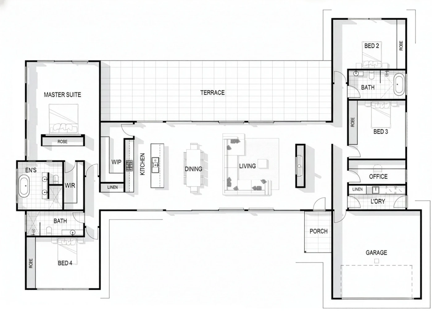 Bundanoon Drawing 1
