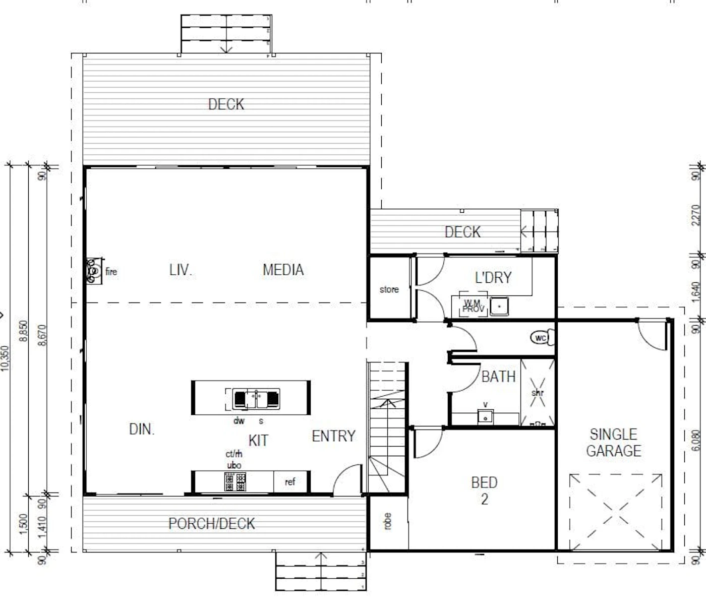 Chalet Drawing 2